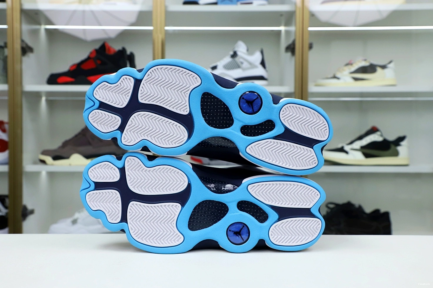 WHITE 13 OBSIDIAN AIR BLUE POWDER 414571-144 JORDAN RETRO 0313